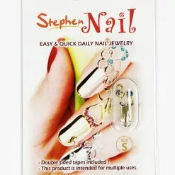 Stephen Nail Jewelry Twin Hearts (Small-Gold)
