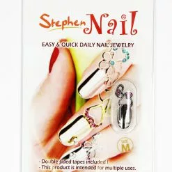 Stephen Nail Jewelry Twin Hearts (Medium-Black)