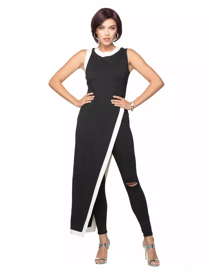 Wigs For Women Angled Bob | Lace Front & Monofilament Part Synthetic Wig By TressAllure 10 Wigs For Women Angled Bob | Lace Front & Monofilament Part Synthetic Wig By TressAllure