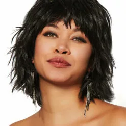 Wigs For Women New Wave HF | Lace Front & Monofilament Top Synthetic Wig By TressAllure