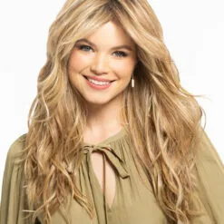 Wigs For Women California Beach Waves | Lace Front & Monofilament Top Synthetic Wig By TressAllure