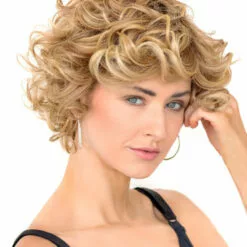 Soft Curl | Lace Front & Monofilament Top Synthetic Wig By TressAllure Wigs For Women