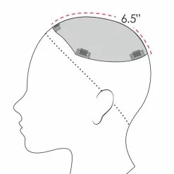 Top Form 6-8 Inch | Monofilament Remy Human Hair Toppers By Jon Renau 8~12 Inch