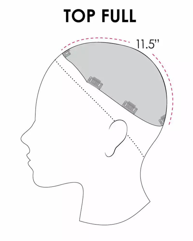 Top Full 12 Inch HH | Monofilament Remy Human Hair Toppers By Jon Renau 6 Top Full 12 Inch HH | Monofilament Remy Human Hair Toppers By Jon Renau