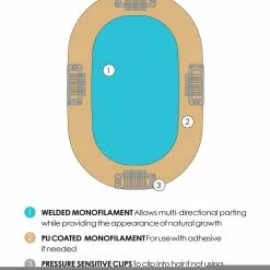 EasiPart Medium HD 12 Inch (Exclusive) | Monofilament Synthetic Hair Toppers By Jon Renau