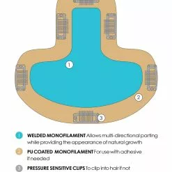 Wiglets EasiPart T HD 18 Inch (Exclusive) | Monofilament Synthetic Hair Toppers By Jon Renau