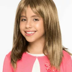 Alyssa V-Mono | Kids Lace Front & Monofilament Synthetic Wig By Wig Pro Wigs For Kids